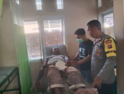 Polsek Batui Gerak Cepat ke TKP Lakalantas Sepeda Motor Akibat Belok Mendadak