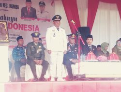 Anggota DPRD Banggai Panji Syaputra Hadiri Upacara Penurunan Bendera Merah Putih di Nambo