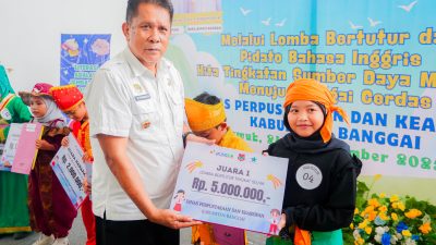 Tingkatkan Minat Baca, Dispusaka Banggai Gelar Lomba Bertutur Dan Pidato Bahasa Inggris