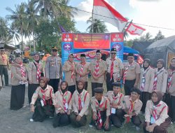Kapolsek Toili Hadiri Pembukaan Kemah Bhakti Madrasah Banggai Tahun 2025
