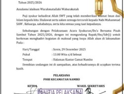 PHBI Kecamatan Nambo Gelar Syukuran dan Doa Bersama Pisah Sambut Tahun 2025/2026