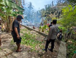 Kebakaran Hanguskan Dua Rumah di Mendono, Diduga Akibat Konsleting Listrik