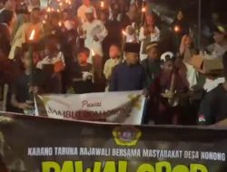 Pawai Obor Desa Nonong Semarakkan Penyambutan Ramadhan 1447 H